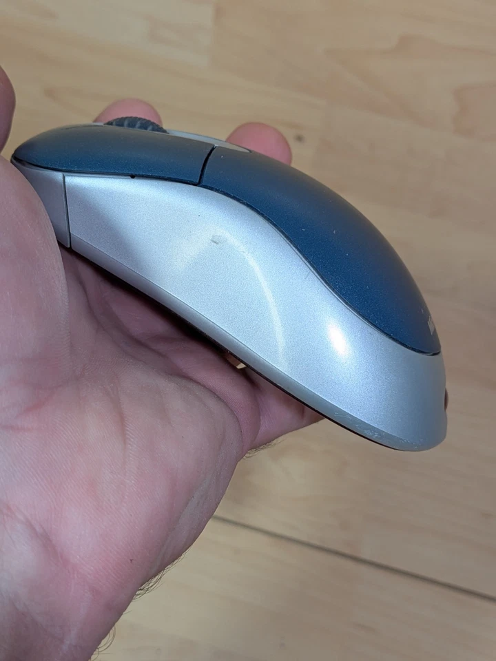Microsoft Optical Mouse Blue USB and PS/2 Compatible Model X08-72983 Tested - Image 3 of 4