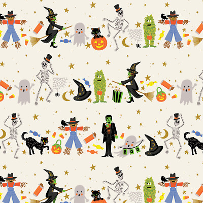Rifle Paper HALLOWEEN PARADE Last Reorder before Halloween, Rifle Paper Co Fabri