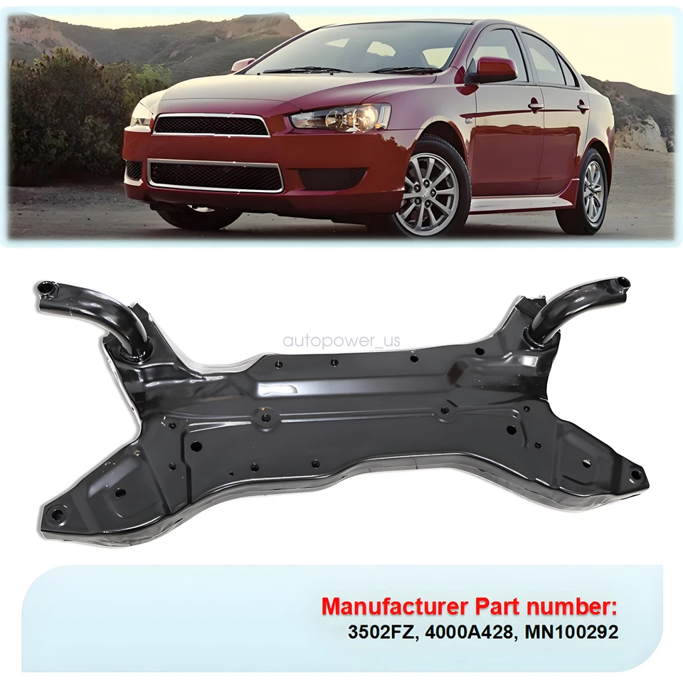 Front Subframe Crossmember For Mitsubishi Outlander 11-21 Lancer (2WD/FWD) 08-17 - Imagem 3 de 4