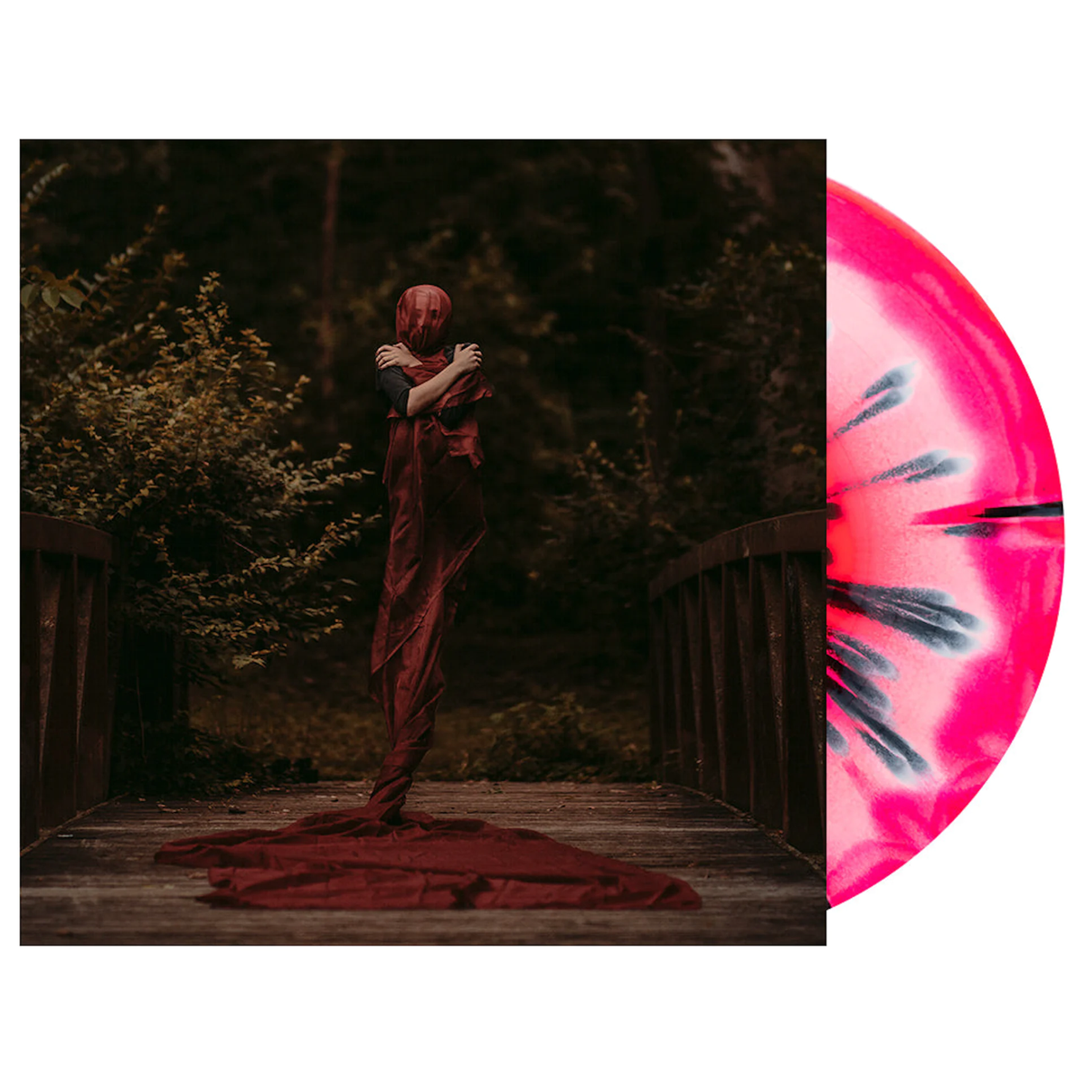 Bad Omens - Bad Omens - Neon Pink + Bone w/ Black Heavy Splatter