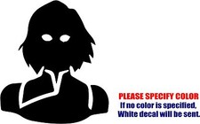Vinyl Decal Sticker - Avatar Korra Short Hair Car Truck Bumper Window JDM Fun 9"
