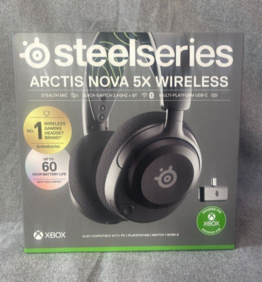 Steelseries Arctis Nova 5x Wireless Gaming Headset Xbox BOX - EMPTY BOX ONLY!!!!