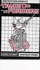 Transformers Original G1 1986 Rodimus Prime Instructions