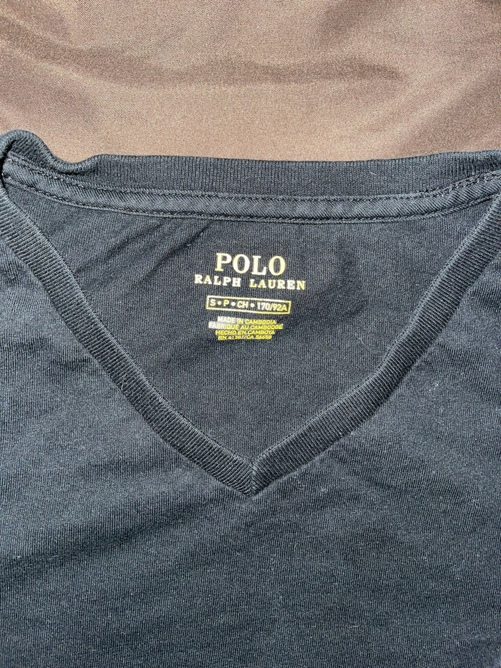 Ralph Lauren POLO Logo Youth Black Short Sleeve Shirt Size Small eBay