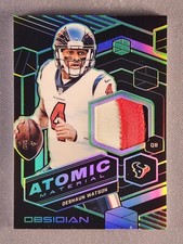2018 Obsidian Atomic Materials #AM-36 Deshaun Watson Game Used Patch /25 SSP