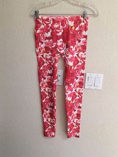 No Boundaries Pink Floral Leggings Size S NWOT