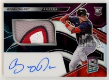 Bobby Dalbec 2021 Panini Spectra Autograph Rookie Patch Card 1/1
