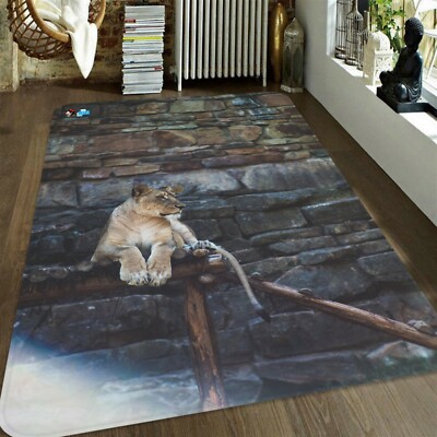 3D Zoo Tiger Animal NAO2067 Game Rug Mat Elegant Photo Carpet Mat Fay