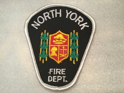 North York Fire Department Shoulder Patch-Old Defunct,Toronto,Ontario,Canada NEW