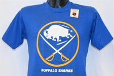 vintage 90s BUFFALO SABRES OFFICIAL NHL DEADSTOCK t-shirt HOCKEY SMALL S