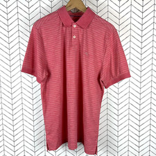 Tommy Bahama Men s Polo Shirt Size Medium Pink NWT Clarete