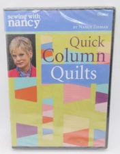 SEWING WITH NANCY: QUICK COLUMN QUILTS INSTRUCTIONAL DVD, SOLIDS TUMBLING FOLD +
