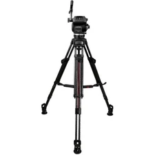 Cartoni Focus 22 Tripod System with 2-Stage Carbon Fiber Legs, Mid-Level Spreade