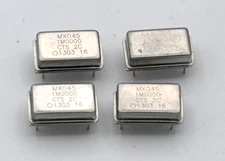 CTS Crystal Clock Oscillator MX045 1.0000 MHz 5Vdc DIP-14 Qty.4