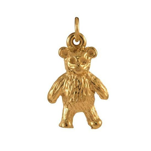 9ct Gold Teddy Bear Charm | eBay