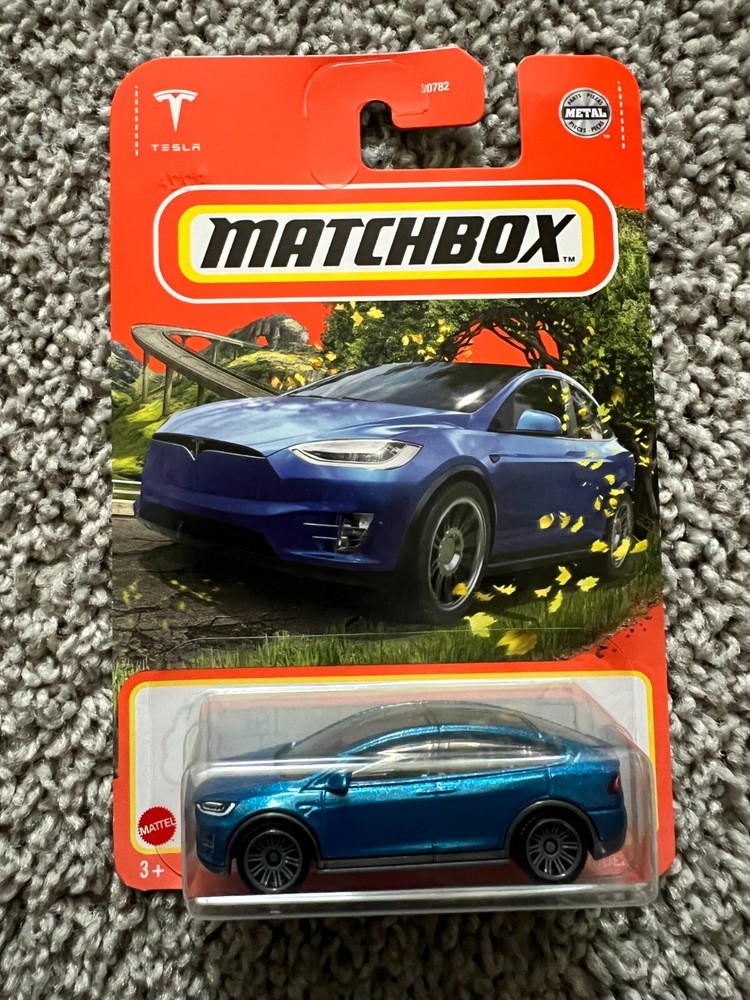 2023 Matchbox Tesla Model X 53/100 - Blue