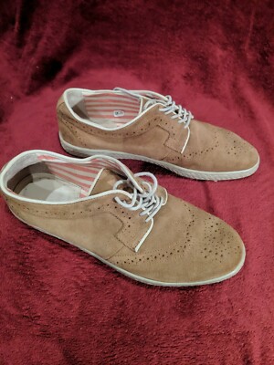 J Shoes Calypso Brown Distressed Casual Wingtip shoe Oxfords 
