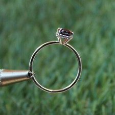 Natural Red Garnet Gemstone Ring 925 Sterling Silver Jewelry Handmade Ring Gift