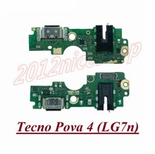 OEM Type-C USB DC Charging Port Connector Audio Jack Board For Tecno Pova 4 LG7n