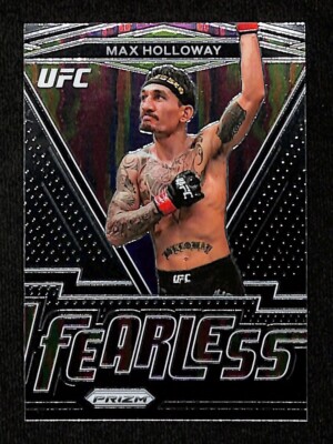 Carte Panini Prizm UFC 2021 – Max Holloway #11 – Chromée – Near Mint