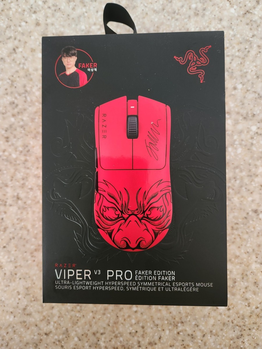 Razer DeathAdder V3 Pro Wireless Gaming Mouse - Faker Razer DeathAdder V3 Pro Wireless Gaming Mouse - Faker