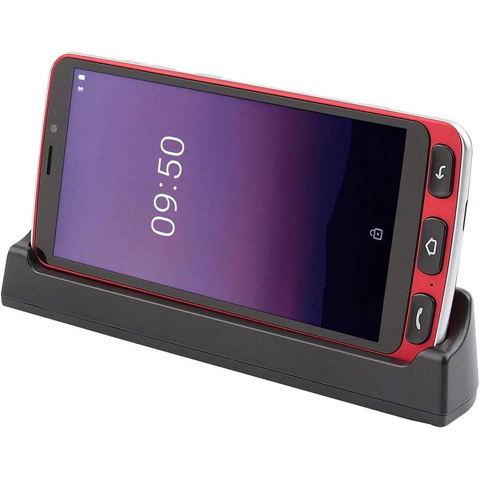 Olympia Android Smartphone NEO rot Seniorenhandy große Tasten Touch Kamera - Bild 4 von 4