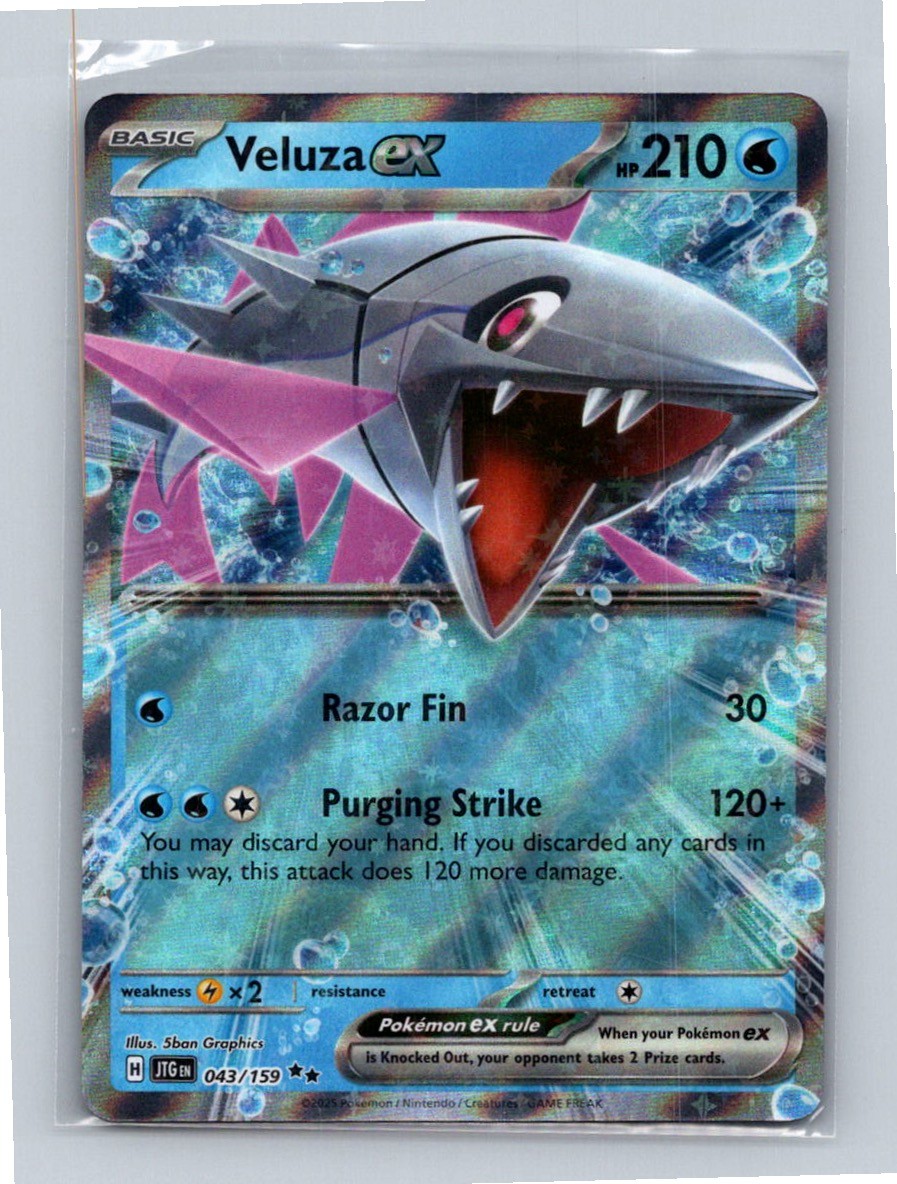 Veluza ex Double Rare SV09: Journey Together 043/159 NM | eBay