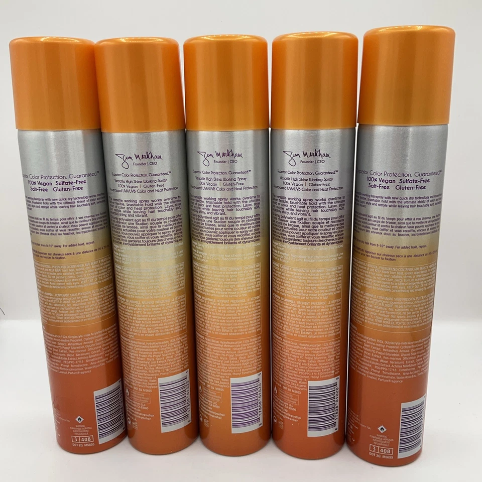 5x Spray para el cabello a prueba de color para proteger el color 9 OZ Foto 2 de 2