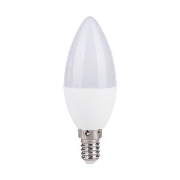 Led Leuchtmittel Kerze 7W = 40W E14 Matt 560Lm Hell Kaltweiß 6500K Tageslicht-image