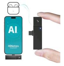 HiDock P1 mini Smart AI Voice Recorder with Wireless Earbuds - New