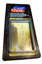 New Card-Qwik Master Craft Products 7-Card Holder Card Wallet~Multi-Use      864