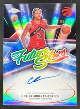 2025 Topps Chrome Future Stars Autograph Black Collin Murray-Boyles RC Auto /10