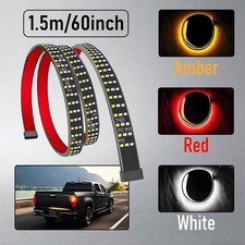 60 Truck Tailgate Led Light Bar Brake Reverse Turn Signal Stop Tail Strip 12v