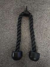 Gold's Gym Triceps Heavy Duty Twisted Nylon Rope USED
