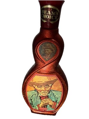 Jim Beam Whiskey Decanter Van Gogh Old Peasant Bottle Empty