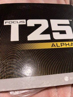 Beachbody Focus T25 Get It Done DVD Alpha Beta Complete 10 Disc Set