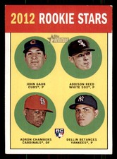 2012 Topps Heritage #54 Gaub / Reed / Chambers / Betances