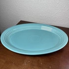 Turquoise Fiesta Oval Serving Platter 12.5" Fiestaware Homer Laughlin Vintage