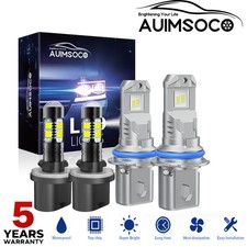 For Chevrolet Cavalier 2000-2005 - Led Headlights Combo 4x 9007880 Super Bright