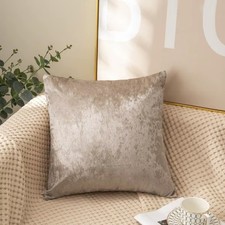 Crushed Velvet Cushion Covers Sofa Throw Pillowcases Cover 16" 18" 20" 22" 24"