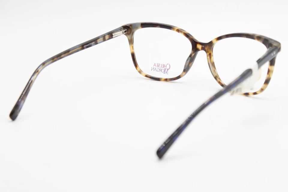 NUEVAS GAFAS CHELSEA MORGAN CM 20216 AZUL TORTUGA AUTÉNTICAS 53-16 Foto 3 de 4