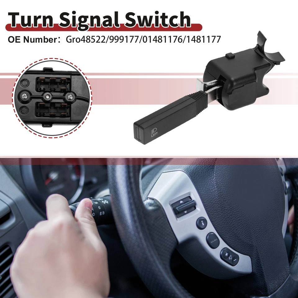 No.Gro-48522/999177/01481176 Turn Signal Switch for Freightliner FLD Series Foto 3 de 4