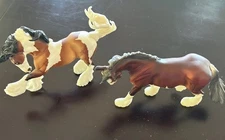 Two Classic Breyer Traditional Horses!  SBH Phoenix and Gypsy Vanner