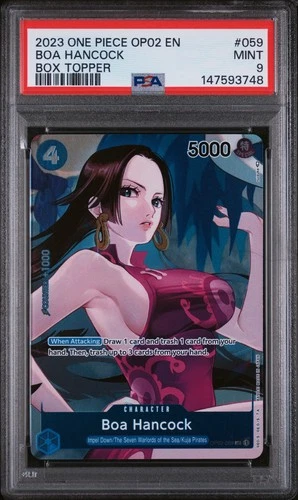 2023 One Piece Op02-Paramount War #059 Boa Hancock PSA9