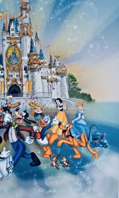DISNEY ART GALLERY “ HAPPIEST PLACE ON EARTH” PRINT LIMITED