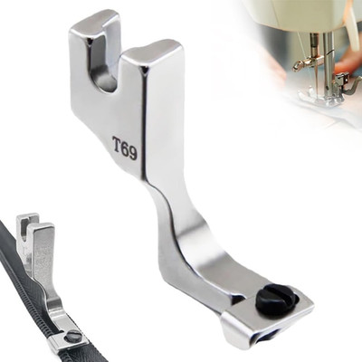 Adjustable Invisible Zipper Guide Presser Foot for Sewing - Industrial & Home Ma