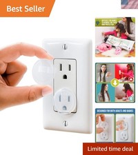 Durable Clear Outlet Plug Covers 50-Pack - Effortless Childproofing Solution