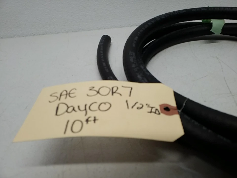 Manguera de línea de combustible Dayco SAE 30R7 10 pies de largo 1/2" I.D. – Presión de trabajo 50 PSI Foto 3 de 4