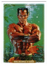 2024 Upper Deck SkyBox Marvel Masterpieces ’92 Platinum Leather NAMOR #57 UD