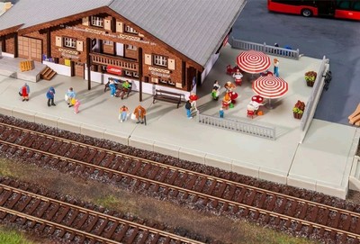 Faller 120206 HO Scale Bahnsteige/Grundplatten 